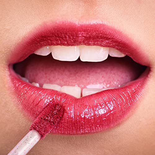 Tbestmax 100 Pcs Disposable Lip Brush with Container, Crystal Pink Lip Applicators Lipstick Lip Gloss Wands - görsel 10