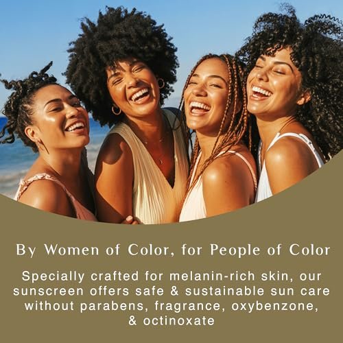 Black Girl Sunscreen SPF 30 for Face & Body – Moisturizing Sun Lotion, Ultra Sheer, No White Cast for Melanin-Rich Skin, Travel Size, 3 fl oz (2-Pack) Avelisse