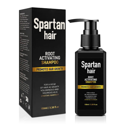 SPARTAN HAIR Strengthening & Smoothing Shampoo for Men – Adds Volume, Nourishes Thinning & Gray Hair (5.07 Fl Oz) Avelisse