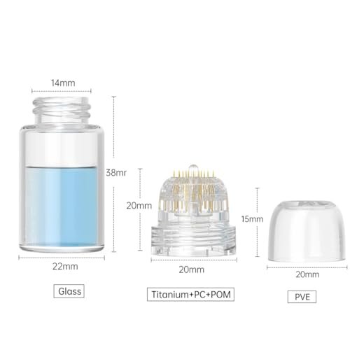 Hydra Needle Derma Stamp 0.25mm Titanium Microneedling Roller Stamp – Serum Applicator by Shake Beauty - görsel 4