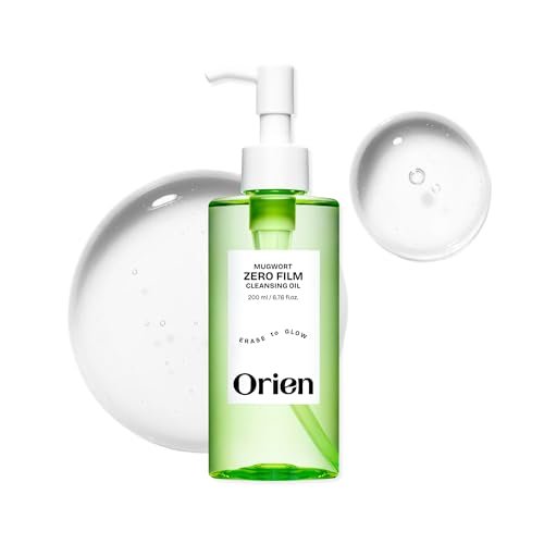 Orien Mugwort Zero Film Cleansing Oil - 6.76 fl oz (200ml) Daily Makeup Remover for Blackhead Removal, No Pore Clogging, Korean Double Cleansing - görsel 2
