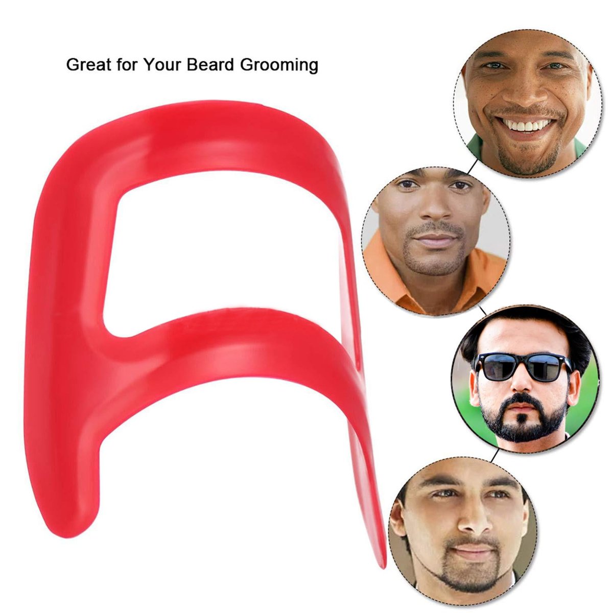 Beard Trimming Guide Tool - 3-Piece Neckline – Quantity: 3 templates per set – Image 9