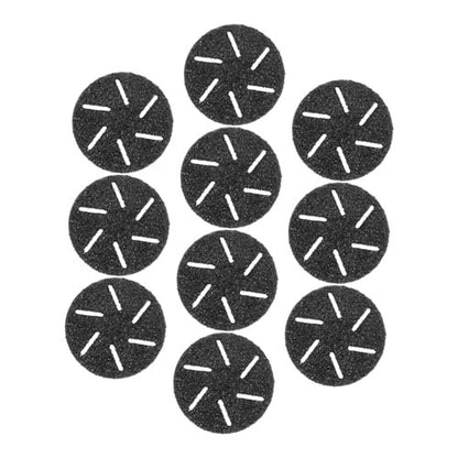 VINTORKY 10-Pack Electric Foot File Replacement Roller Heads – Durable ABS Callus Remover Refills for Smooth Feet