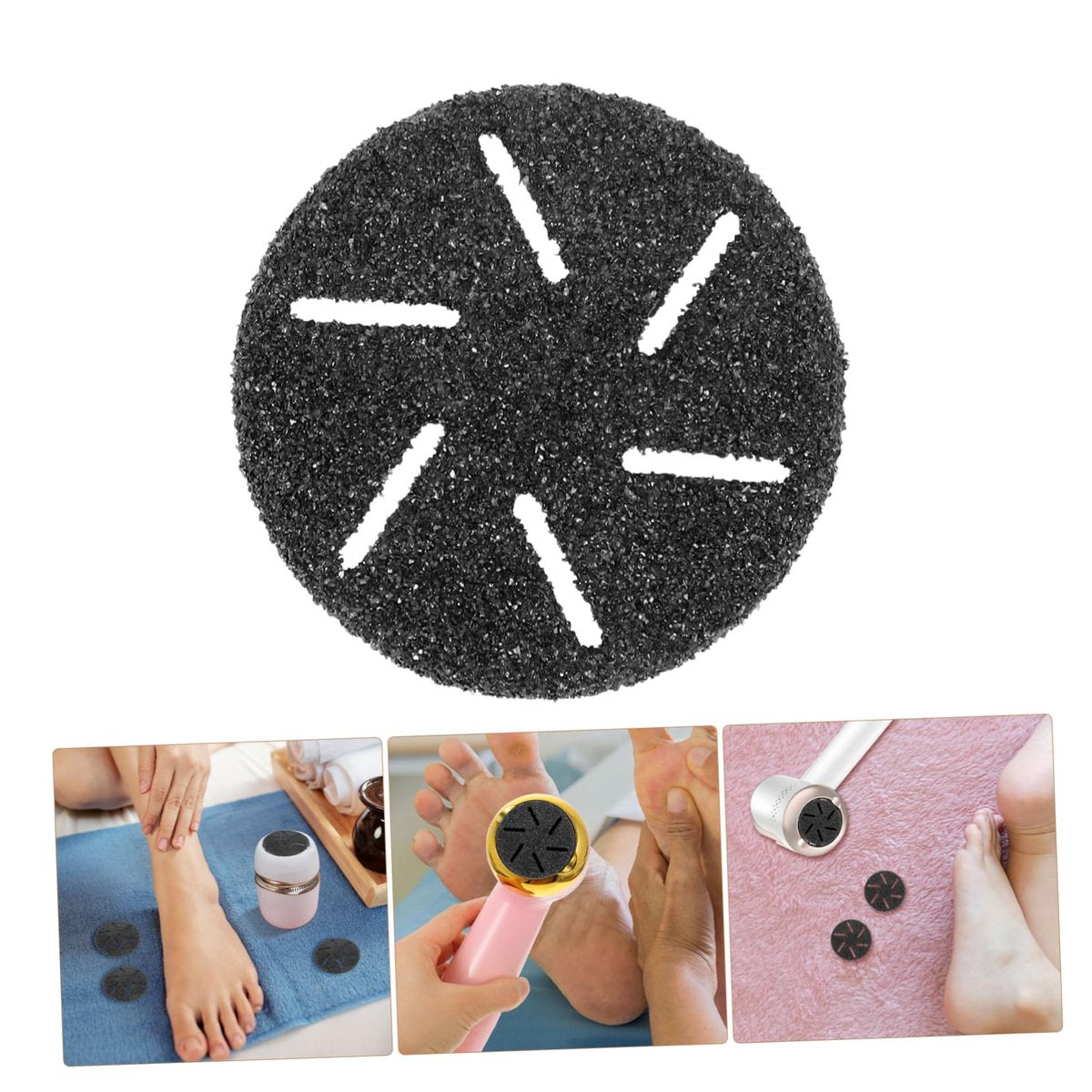 VINTORKY 10-Pack Electric Foot File Replacement Roller Heads – Durable ABS Callus Remover Refills for Smooth Feet - görsel 13