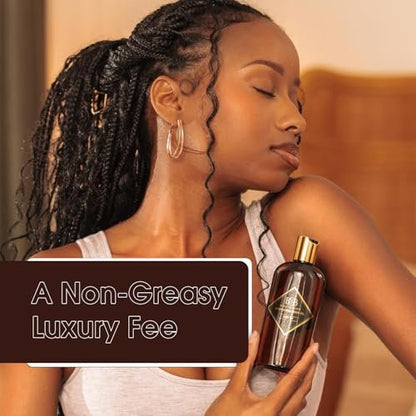 Brown Sugar Babe Pink Poundcake Body Oil - Nourishing Scented Oil for Women with Strawberry, Vanilla & Buttercream, Paraben-Free Perfume Body Oil, Made in USA Avelisse