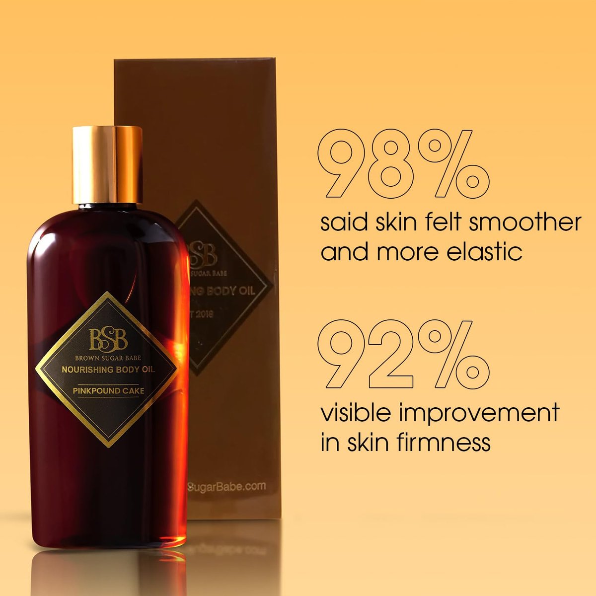 Brown Sugar Babe Pink Poundcake Body Oil - Nourishing Scented Oil for Women with Strawberry, Vanilla & Buttercream, Paraben-Free Perfume Body Oil, Made in USA Avelisse