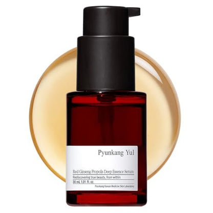 Pyunkang Yul Red Ginseng Propolis Deep Essence Serum – Revitalized & Elastic Skin with Peptides and Ceramide, Korean Skincare (1.01 Fl. oz) Avelisse