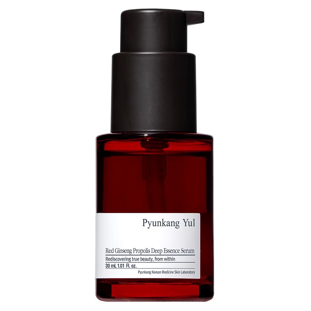 Pyunkang Yul Red Ginseng Propolis Deep Essence Serum – Revitalized & Elastic Skin with Peptides and Ceramide, Korean Skincare (1.01 Fl. oz) Avelisse