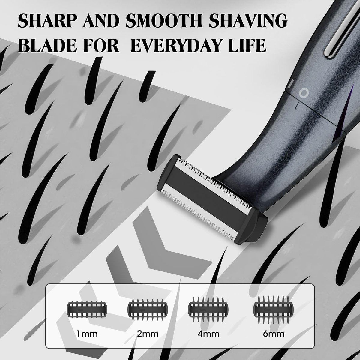 Dumite Ball Trimmer for Men - Waterproof Body & Pubic Hair Trimmer, LED Display, Groin Hair Shaver for Men & Women Avelisse