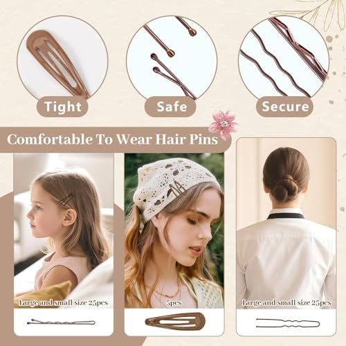 386-Piece Ballet Hair Styling Kit - Hair Wax Stick, Elastic Ties, Bobby Pins, U-Pins, Bun Nets, Combs, Loop Tools, Professional Dance Performance Kit with Storage Box Avelisse
