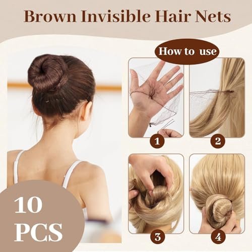 386-Piece Ballet Hair Styling Kit - Hair Wax Stick, Elastic Ties, Bobby Pins, U-Pins, Bun Nets, Combs, Loop Tools, Professional Dance Performance Kit with Storage Box Avelisse