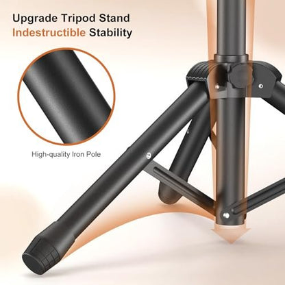 Womnwomn Wig Stand Tripod - 50 Inch Adjustable Mannequin Head Stand for Cosmetology & Hairdressing Training (Head Not Included) Avelisse