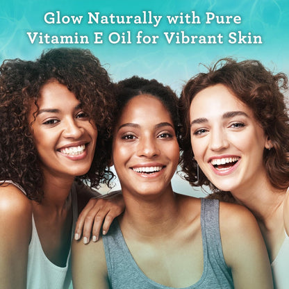 GuruNanda Pure & Natural Vitamin E Oil for Skin, Face, and Nails - 5,000 IU with D-Alpha Tocopherol & MCT Oil, Non-GMO & Vegan, 2 Fl Oz