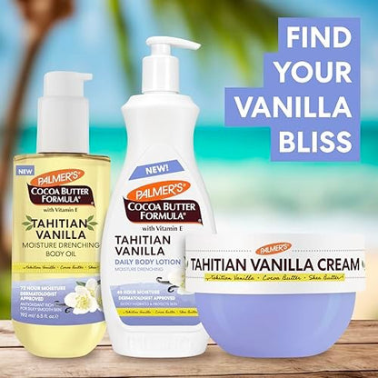 Palmer's Cocoa Butter Formula Body Oil with Tahitian Vanilla, 6.5 oz - 72-Hour Hydration, Shea Butter & Vitamin E for Softer Skin, Dermatologist Approved Avelisse
