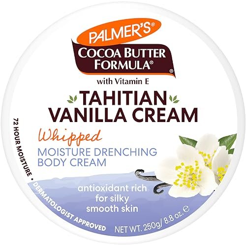 Palmer's Cocoa Butter Formula Body Cream with Tahitian Vanilla, 8.8 oz - 72 Hour Hydration, Shea Butter & Vitamin E, Dermatologist Approved - görsel 4