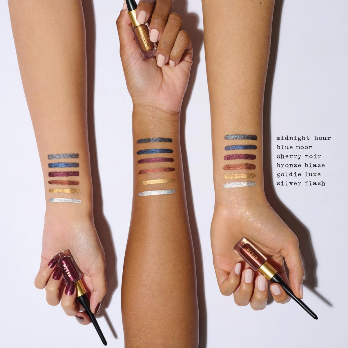stila Stay All Day Inkwear Liquid Eye Liner - Cherry Noir | Long-Lasting, Waterproof Eyeliner - görsel 5