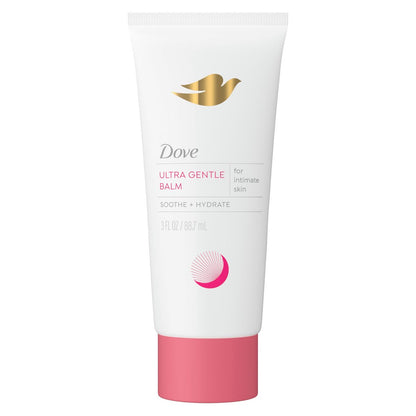 Dove Ultra Gentle Unscented Vulva Balm for Women - Hydrates Dry Intimate Skin, Perfect for Menopause, 3 oz