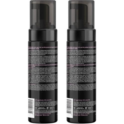 b.tan Ultra Dark Self Tanner Mousse - 1 Hour Express Sunless Tanning Foam, Golden Bronzing Glow for Face & Body, No Fake Tan Smell, 6.7 Fl Oz (Pack of 2) Avelisse