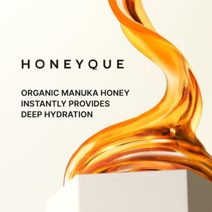 HONEYQUE Deep Repair Moist Shampoo 450ml - Moisturizing Shampoo for Damaged Hair with Manuka Honey & Protein Complex, Frizz Control & Hair Repair, Japanese Salon-Quality Avelisse