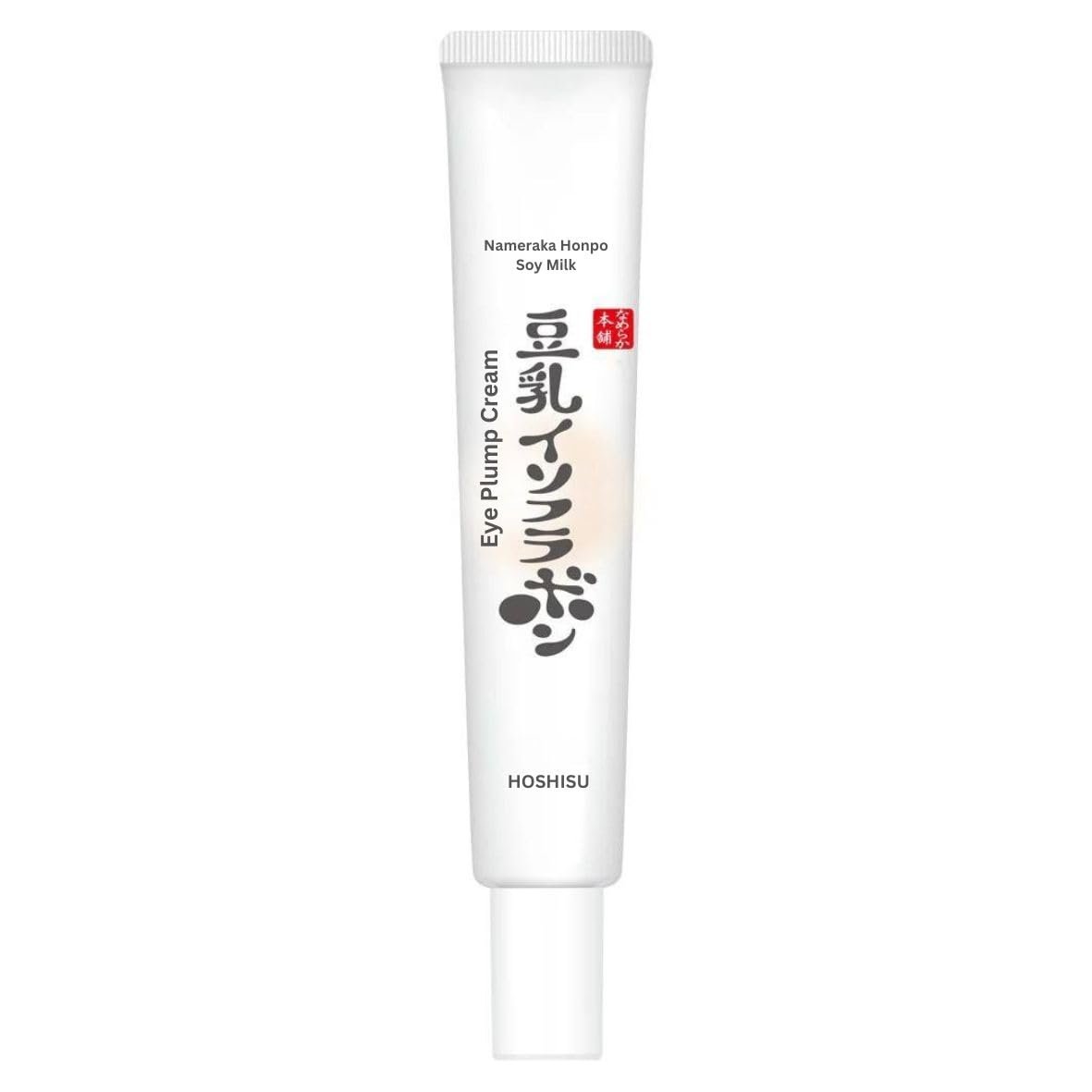 Hoshisu Sana Nameraka Honpo Soy Milk Eye Plump Cream (20 g) – Hydrating Eye Moisturizer – Made in Japan Avelisse