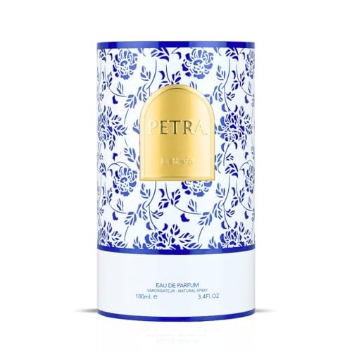 Lattafa Petra Eau de Parfum Spray for Women – 100ml (3.4 Oz) | Tropical, Floral, Fruity & Sweet Fragrance | Long-Lasting Luxury Perfume Avelisse