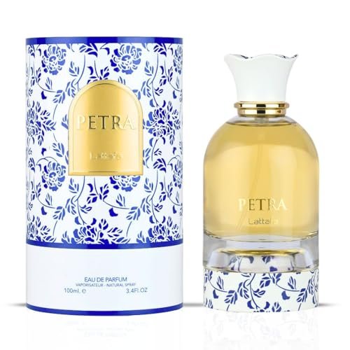 Lattafa Petra Eau de Parfum Spray for Women – 100ml (3.4 Oz) | Tropical, Floral, Fruity & Sweet Fragrance | Long-Lasting Luxury Perfume Avelisse