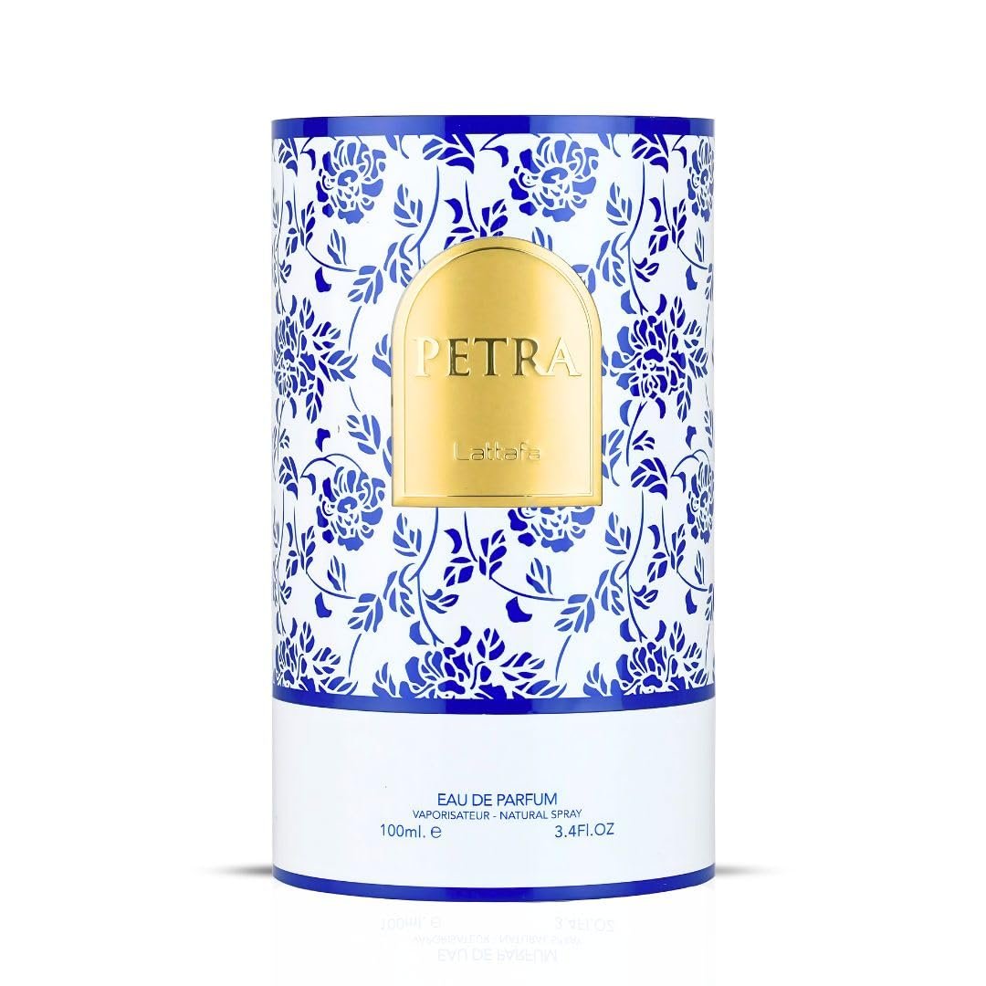 Lattafa Petra Eau de Parfum Spray for Women – 100ml (3.4 Oz) | Tropical, Floral, Fruity & Sweet Fragrance | Long-Lasting Luxury Perfume Avelisse