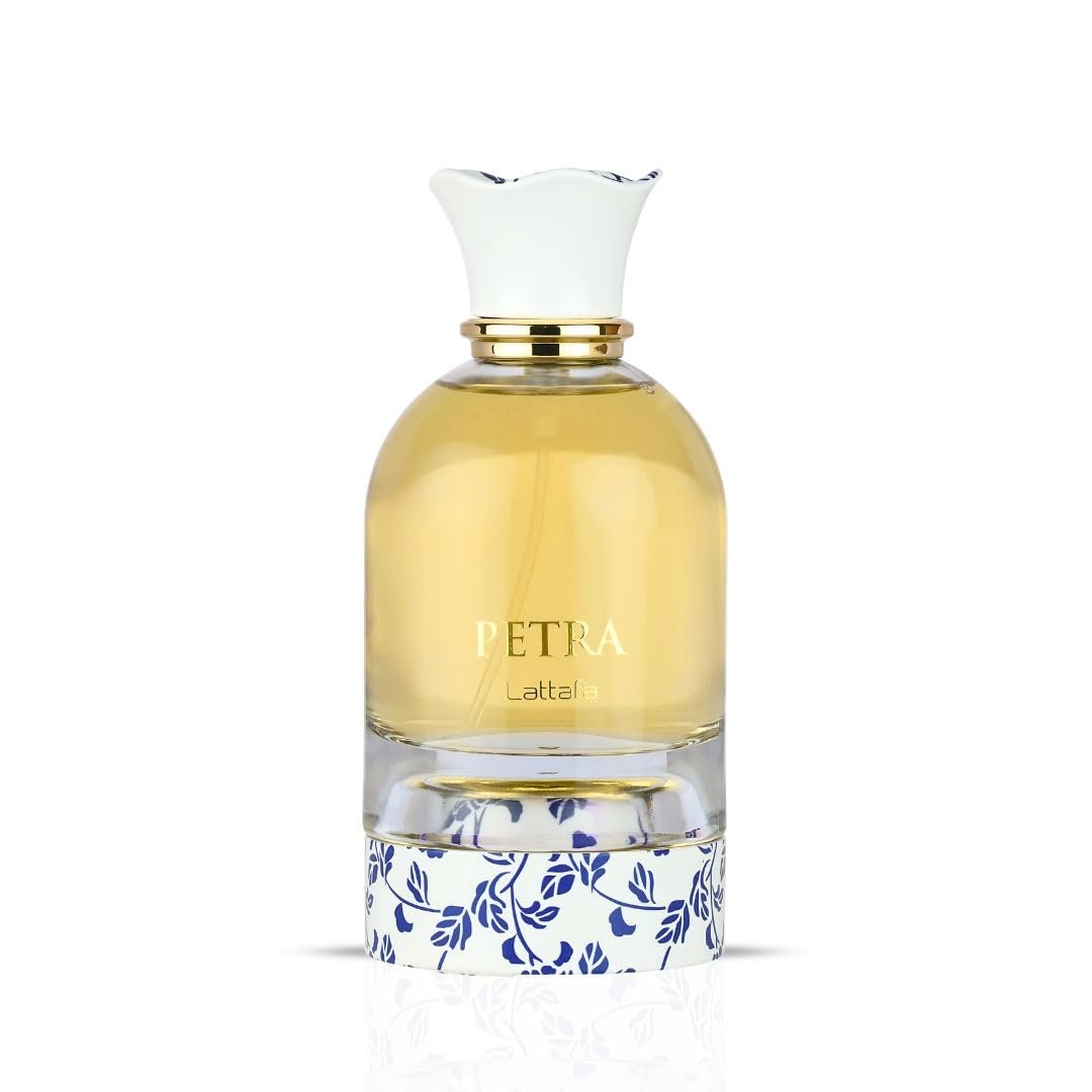 Lattafa Petra Eau de Parfum Spray for Women – 100ml (3.4 Oz) | Tropical, Floral, Fruity & Sweet Fragrance | Long-Lasting Luxury Perfume Avelisse