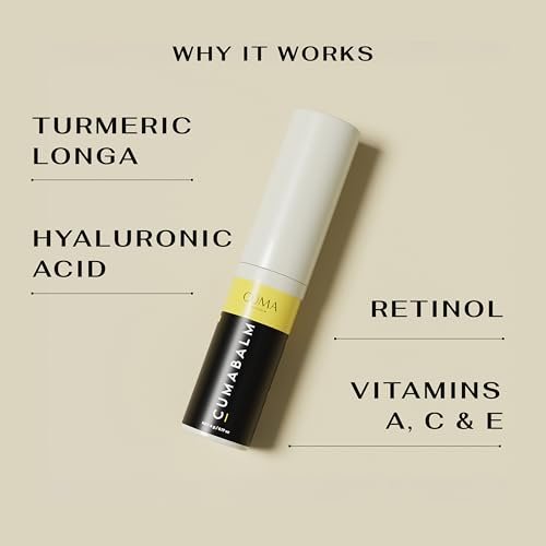 CumaBalm™ Eye Balm with Turmeric and Retinol for Puffy Eyes & Dark Circles – Vegan, 1 Fl Oz Avelisse