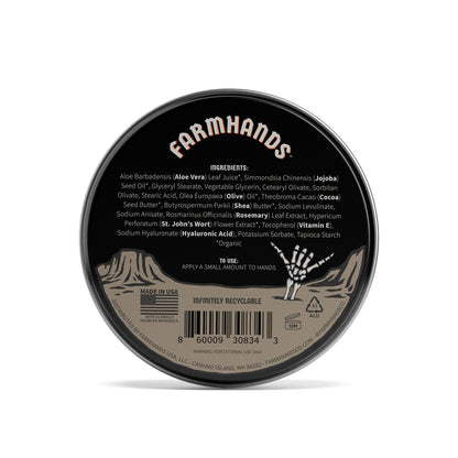 Farmhands Natural Hand Cream for Dry, Cracked Hands - Non-Greasy, Fast-Absorbing, No Added Fragrance, Organic Aloe, 2oz Tin Avelisse