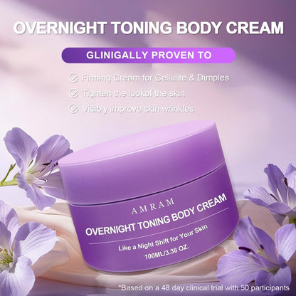 AMRAM Overnight Toning Whip - Skin Tightening & Body Firming Cream for Loose Skin, 3.38 Fl Oz Avelisse