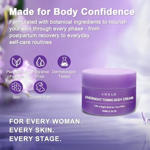 AMRAM Overnight Toning Whip - Skin Tightening & Body Firming Cream for Loose Skin, 3.38 Fl Oz Avelisse