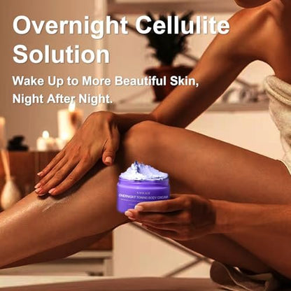 AMRAM Overnight Toning Whip - Skin Tightening & Body Firming Cream for Loose Skin, 3.38 Fl Oz Avelisse