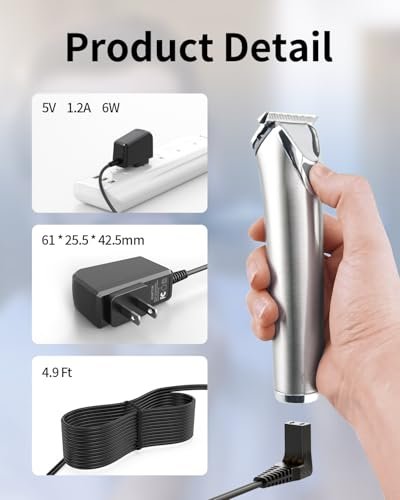 Superer Replacement Charger for Wahl Trimmer Models - Lithium Ion Power Adapter Cord - görsel 12