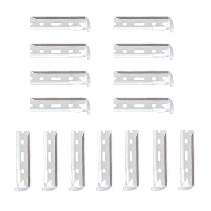 15-Pack Facial Razor Refill Blades – Precision Stainless Steel Replacement Compatible with Tweezerman Razors