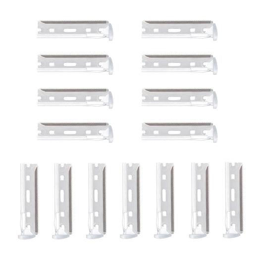15-Pack Facial Razor Refill Blades – Precision Stainless Steel Replacement Compatible with Tweezerman Razors