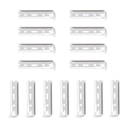 15-Pack Facial Razor Refill Blades – Precision Stainless Steel Replacement Compatible with Tweezerman Razors - görsel 2