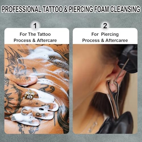 Mummy Tattoo Aftercare Soap Foam – Gentle Cleaning for Tattoos & Piercings - görsel 10