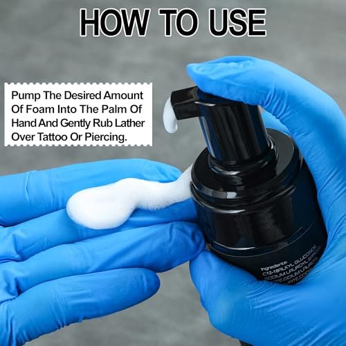 Mummy Tattoo Aftercare Soap Foam – Gentle Cleaning for Tattoos & Piercings - görsel 6