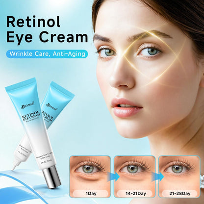 Retinol Eye Cream for Dark Circles, Puffiness & Anti-Aging | Peptides & Caffeine | 1 Fl Oz Avelisse