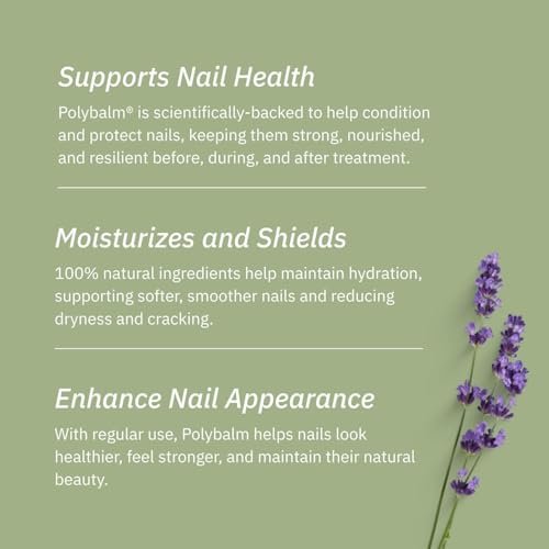 Clinically Proven Nail Repair Balm for Weak, Brittle, Damaged Nails | All Natural, Doctor Developed | Polybalm Avelisse