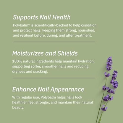 Clinically Proven Nail Repair Balm for Weak, Brittle, Damaged Nails | All Natural, Doctor Developed | Polybalm Avelisse