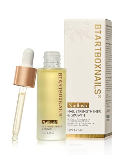 BTArtboxnails Naillush Nail Strengthener & Growth - Repair Damaged Nails, Strengthen Weak & Thin Nails, Extra Strong Nail Growth Treatment, Long Lasting Nail Hardener, 15ml Avelisse