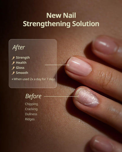 BTArtboxnails Naillush Nail Strengthener & Growth - Repair Damaged Nails, Strengthen Weak & Thin Nails, Extra Strong Nail Growth Treatment, Long Lasting Nail Hardener, 15ml Avelisse