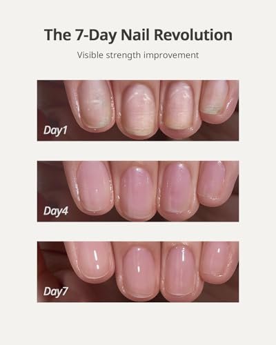 BTArtboxnails Naillush Nail Strengthener & Growth - Repair Damaged Nails, Strengthen Weak & Thin Nails, Extra Strong Nail Growth Treatment, Long Lasting Nail Hardener, 15ml Avelisse