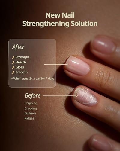 BTArtboxnails Naillush Nail Strengthener & Growth - Repair Damaged Nails, Strengthen Weak & Thin Nails, Extra Strong Nail Growth Treatment, Long Lasting Nail Hardener, 15ml Avelisse