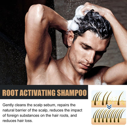 2Pcs Root Activator Shampoo – Hair Growth Shampoo for Men and Women – Natural Formula for Hair Loss and Thinning Hair (3.38 Fl Oz, Pack of 2) Avelisse