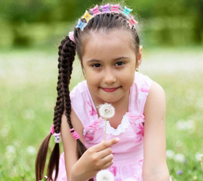 Glitter Mini Butterfly Hair Clips - Sparkly 90s Y2K Hair Accessories, 100 Pack Assorted Colors for Girls & Women