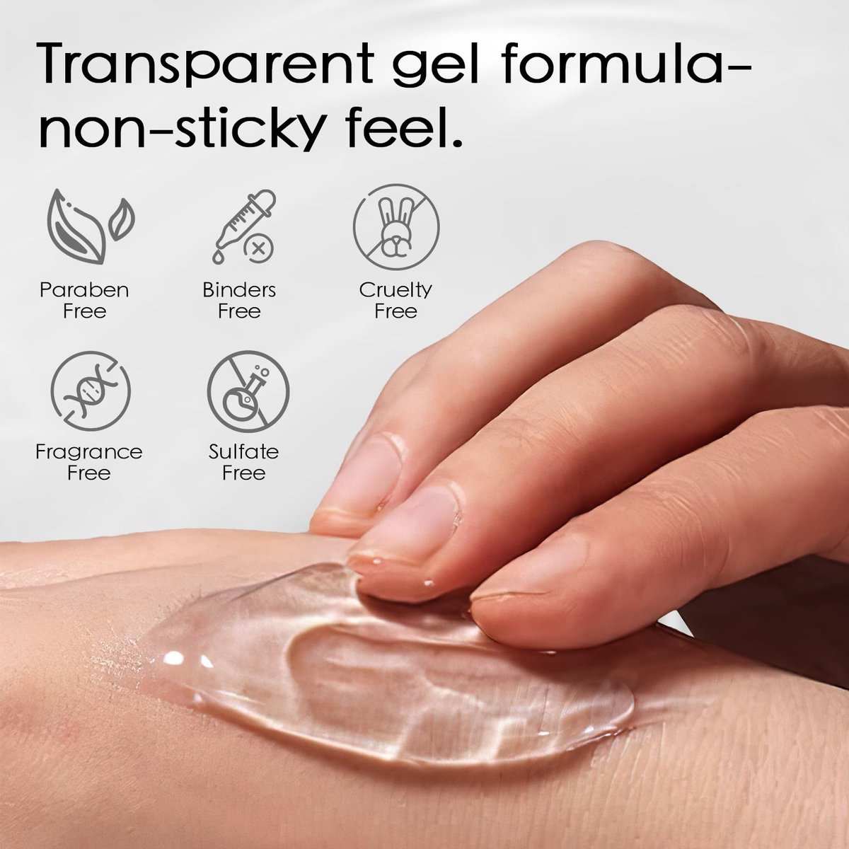 Cooling Gel for Hair Removal Devices – 300g Soothing Conductive Gel with Aloe Vera & Centella Asiatica for Face, Body, Legs, Arms, Underarms – Men & Women - görsel 13