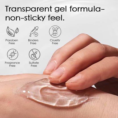 Cooling Gel for Hair Removal Devices – 300g Soothing Conductive Gel with Aloe Vera & Centella Asiatica for Face, Body, Legs, Arms, Underarms – Men & Women